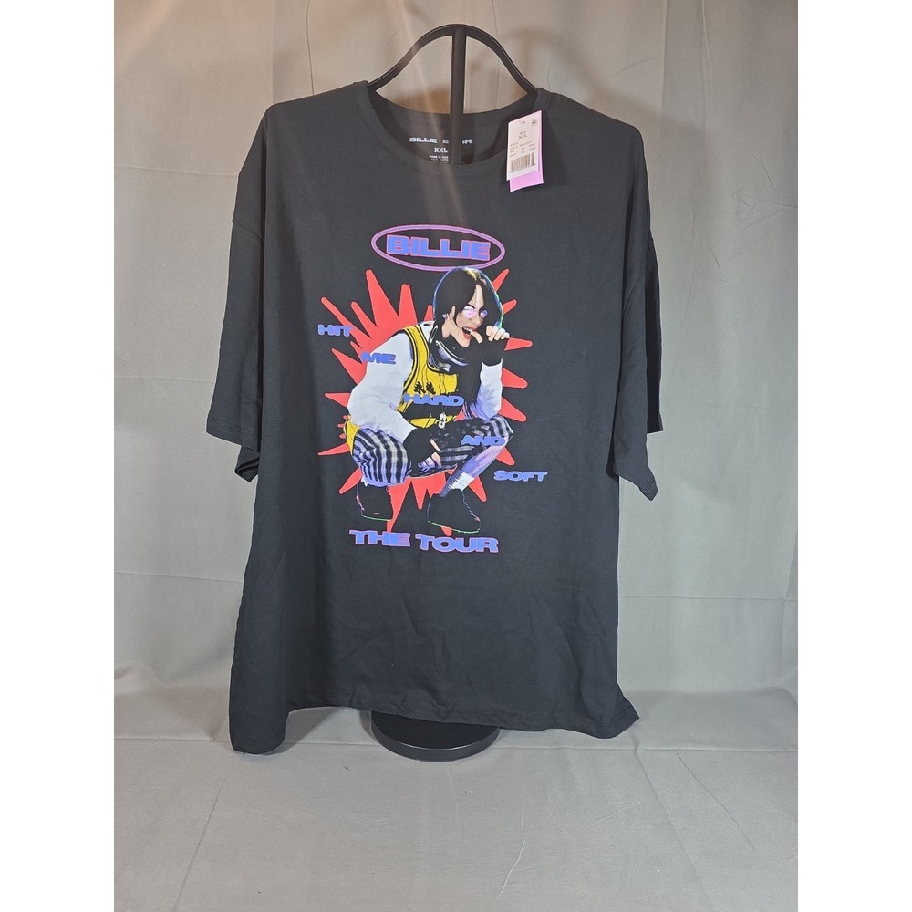 Billie Eilish Hit Me Hard And Soft 2024 2025 Tour Shirt Black Extra Extra Large